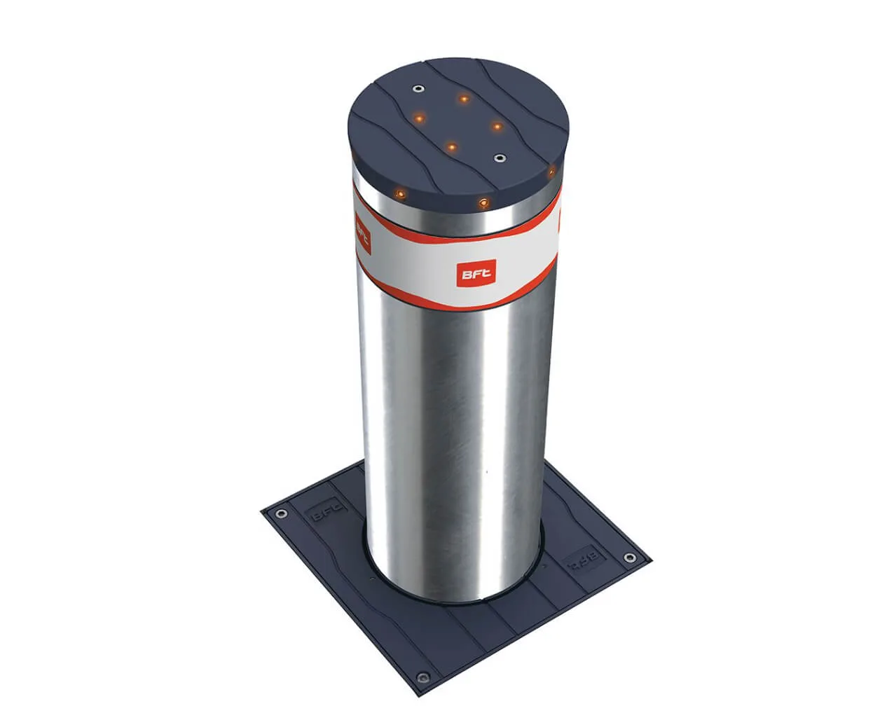 Medium Stainless Steel Automatic Driveway Security Bollard